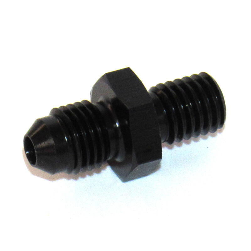 NyTrex AN Fitting 170391; AN to Metric Adapter AN to Metric Adapter Black -04AN Male Straight 10mm x 1.5 Male 