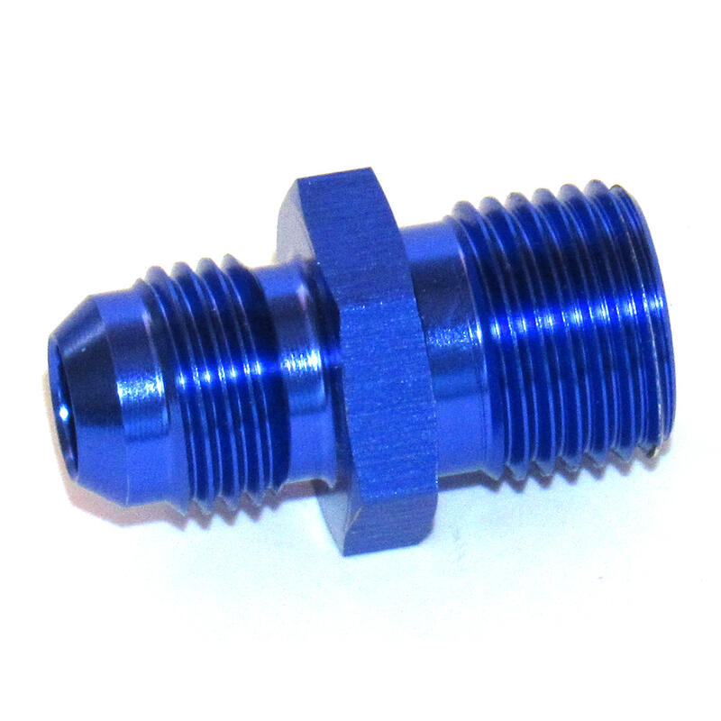 NyTrex AN Fitting 170408; AN to Metric Adapter AN to Metric Adapter Blue -06AN Male Straight 16.000 mm x 1.50 Male 
