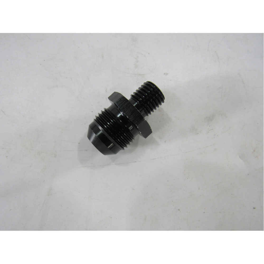 NyTrex AN Fitting 170415; AN to Metric Adapter AN to Metric Adapter Black -08AN Male Straight 12mm x 1.50 Male 