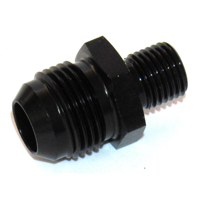 NyTrex AN Fitting 170425; AN to Metric Adapter AN to Metric Adapter Black -10AN Male Straight 14mm x 1.50 Male 