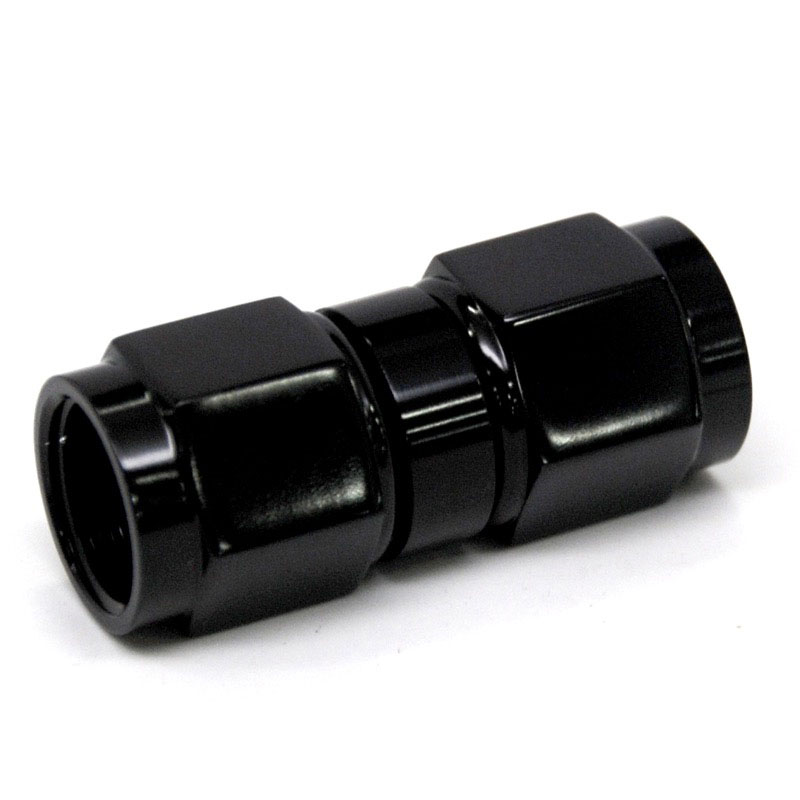NyTrex AN Fitting 173099; AN to AN Coupler Black -06AN Female Straight -06AN Female 