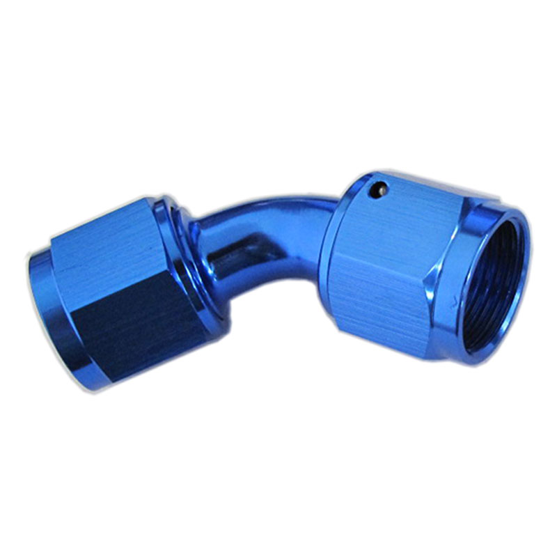 Photo for NyTrex AN Fitting 173112; AN to AN Coupler Blue -10AN Female 45 deg. -10AN Female