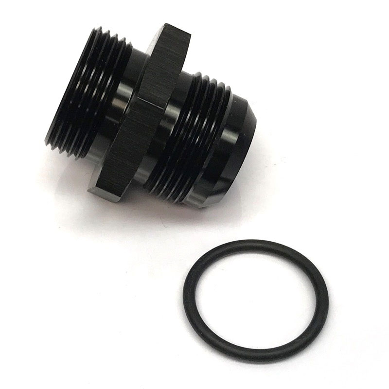 NyTrex AN Fitting 173213; AN to ORB Adapter AN to ORB Adapter Black -16AN Male Straight -16 ORB Male 