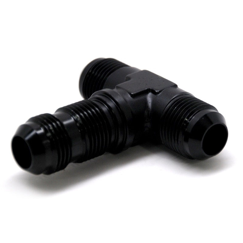 Photo for NyTrex AN Fitting 173329; AN to AN Bulkhead Tee Black -10AN Male Tee -10AN Male -10AN Male