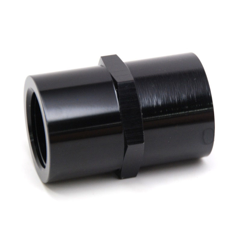 NyTrex Pipe Fitting 173373; NPT to NPT Coupler Black Anodized 1/2 in. NPT Female Straight 1/2 in. NPT Female 