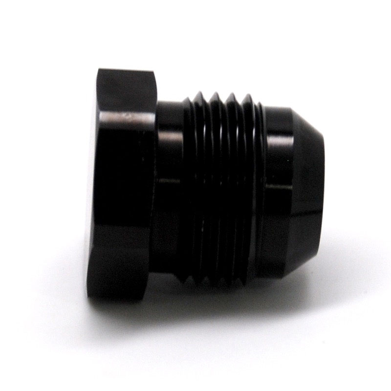 NyTrex AN Fitting 173435; AN Flare Plug Black -10AN Male Straight Hex Head 