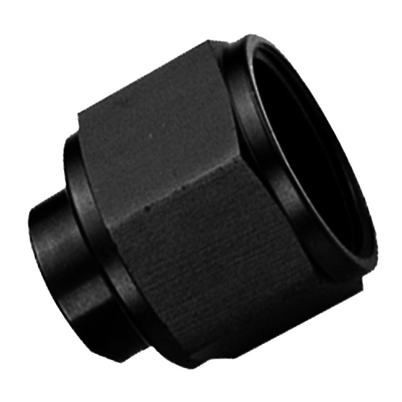 NyTrex AN Fitting 173439; AN Flare Cap Black -03AN Female Straight Hex Head 