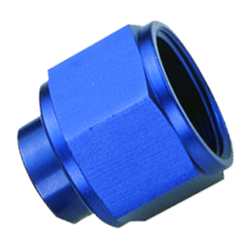 Photo for NyTrex AN Fitting 173442; AN Flare Cap Blue -06AN Female Straight Hex Head