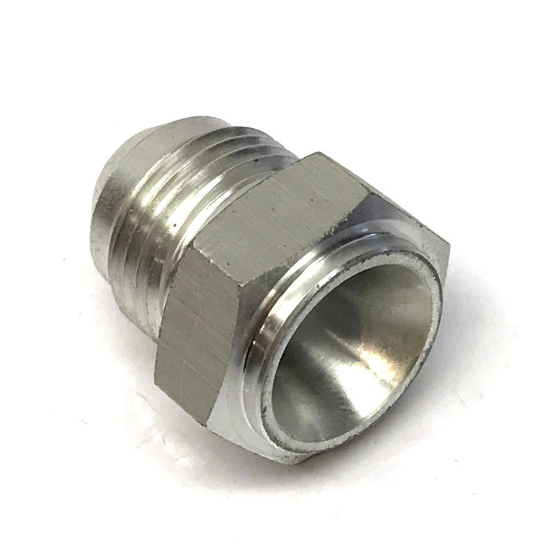 NyTrex Bung 173809; Weld On Bung Natural -08AN Male Straight 