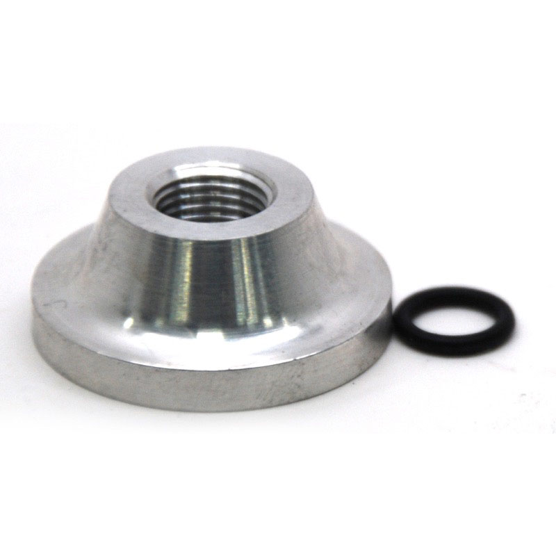 NyTrex Weld-On Fitting 173813; Weld On Bung, Wide Base Raw 1/8 in. NPT Female Straight 