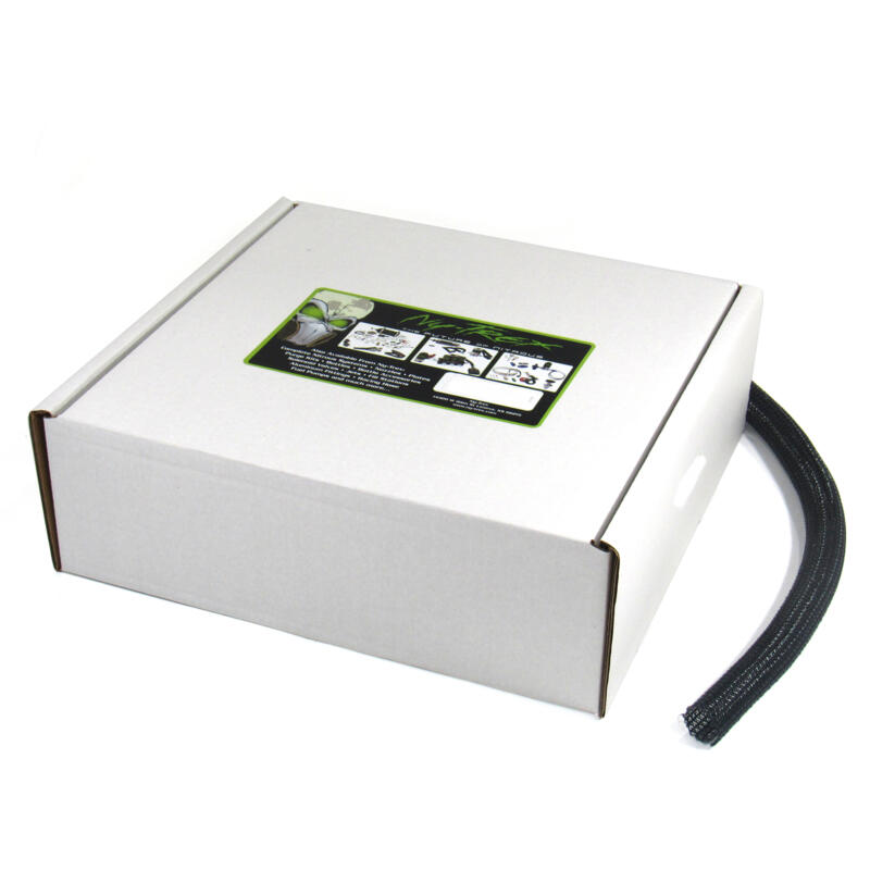 NyTrex Wire Sleeving 709-10-20; 1.000 in. 20 ft. Black PET Braid 