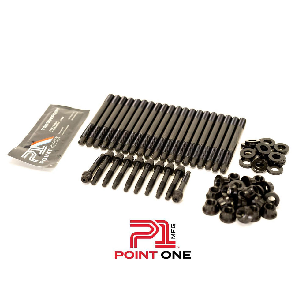 Photo for P1 Manufacturing Cylinder Head Stud Kit K001-H04E; 12-Point Stud Black Oxide E190 for Chevy 396 to 454