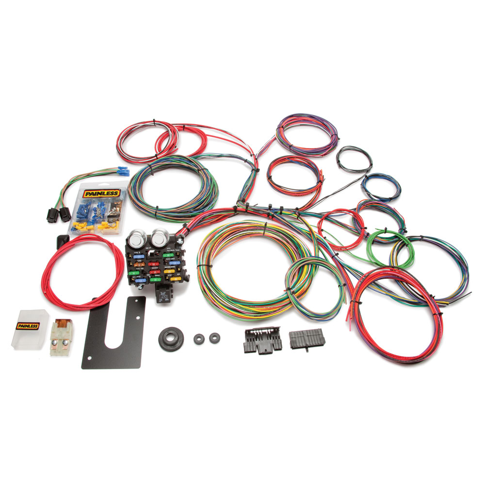 Photo for Painless Wiring Chassis Wiring Harness 10102; Classic Non GM Keyed 21 Circuit