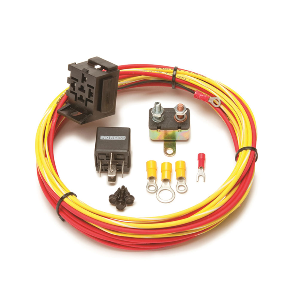 Painless Wiring Fuel Pump Wiring Harness 50102; Fuel Pump Relay Kit 30 Amp 12 Volt 