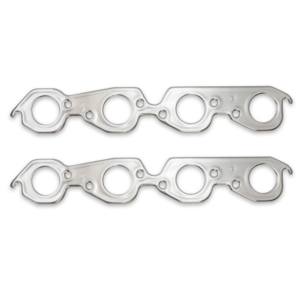 Patriot Exhaust Header Gaskets 66019; Percy's Seal 4 Good Round 1.875 in. 1.875 in. Multi Layer Dead Soft Aluminum for Chevy 396 to 454 