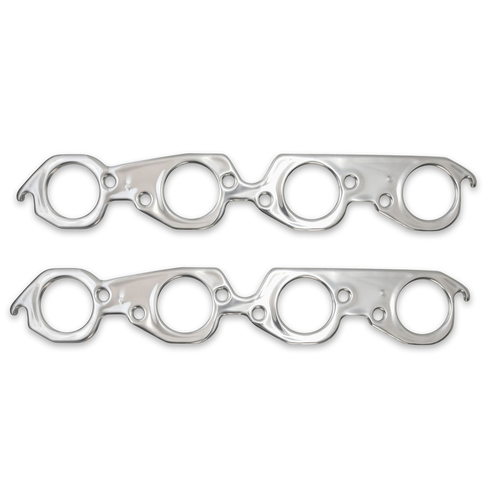 Patriot Exhaust Header Gaskets 66125; Percy's Seal 4 Good Round 2.150 in. 2.150 in. Multi Layer Dead Soft Aluminum for Chevy 396 to 454 