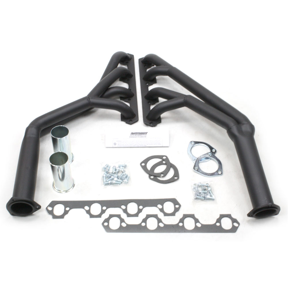 Photo for Patriot Exhaust Exhaust Header H8426; Tri Y 1.500 to 1.750 in. 2.500 in. Long Tube 16 Gauge Natural Mild Steel for Ford 260 to 302