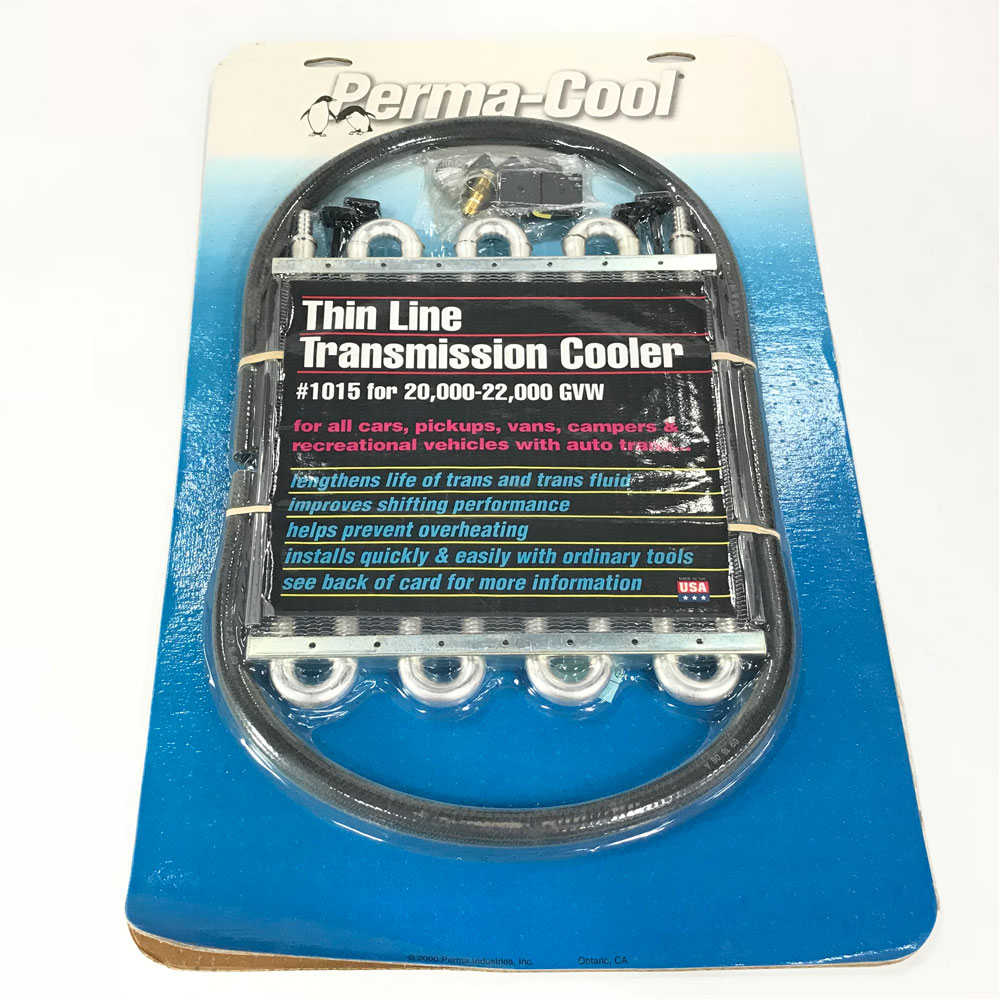 Photo for Perma-Cool Oil Cooler 1015; Thin Line Transmission Cooler 10.000 in. 8 Pass Aluminum Tube and Fin 