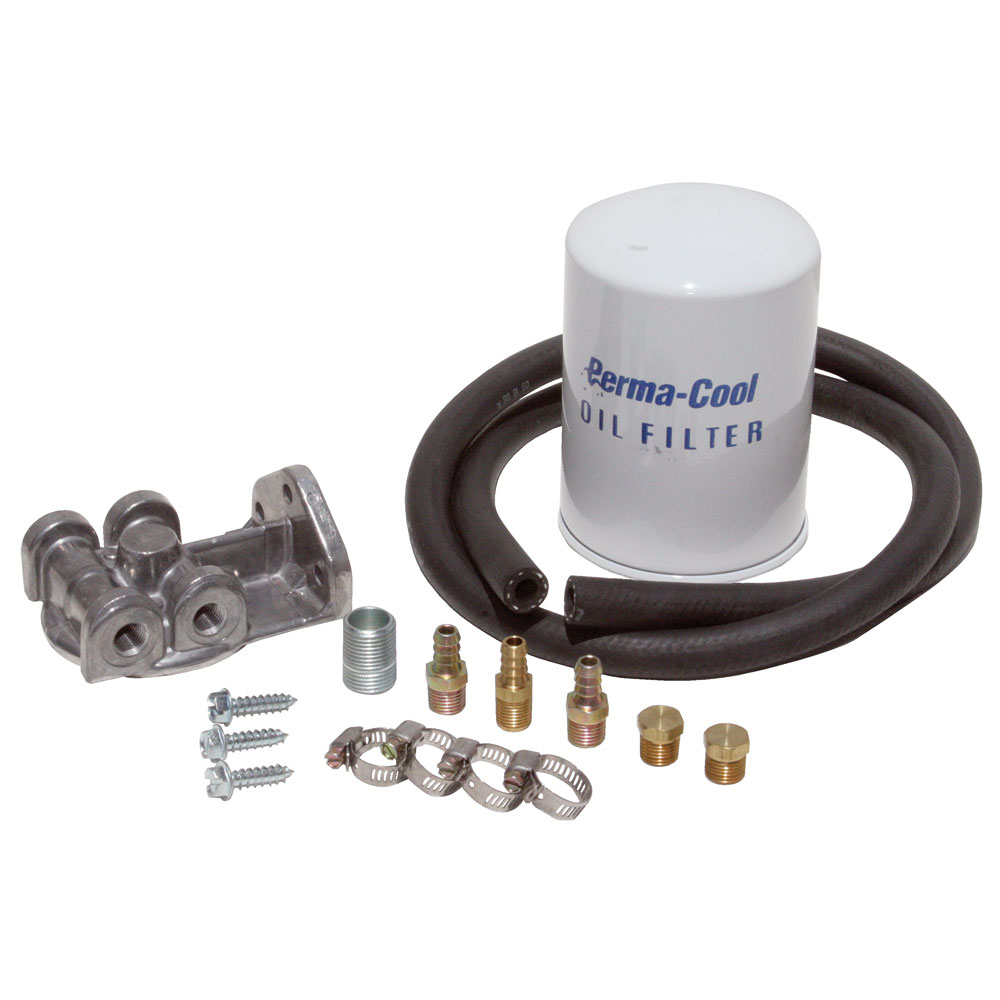 Photo for Perma-Cool Transmission Oil Filter Remote Mounting Kit 10678; Remote Transmission Filter Kit 3/4 in. -16 Automatic