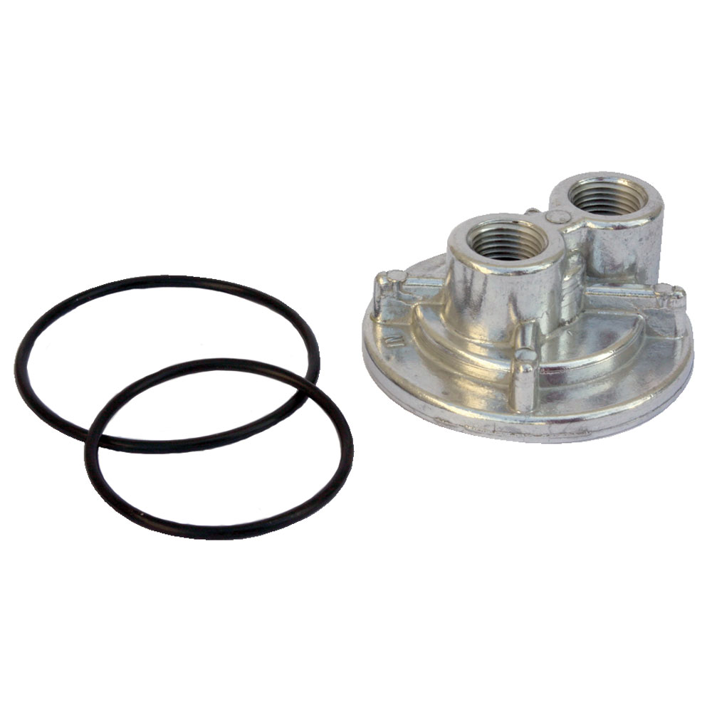 Perma-Cool Oil Filter Adapter Kit 114; Spin On Filter Adapter 13/16 in. -16 Natural Aluminum Remote Adapter 