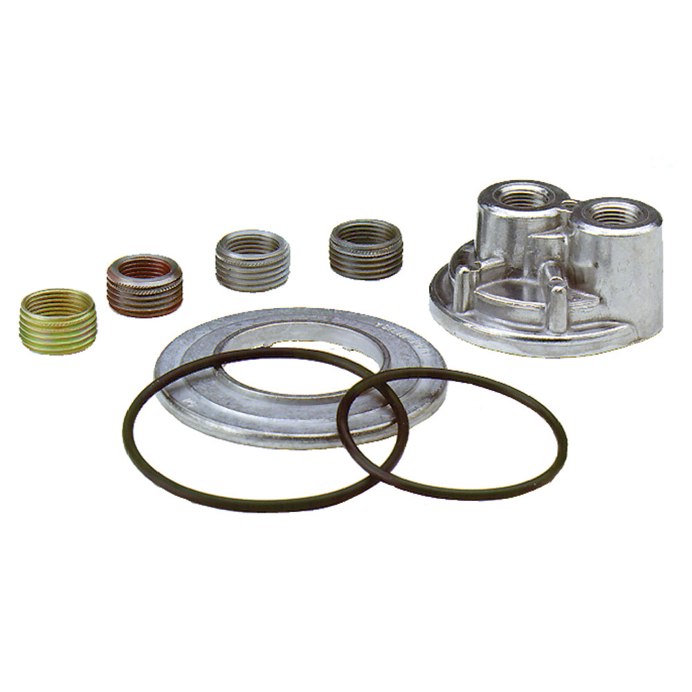 Photo for Perma-Cool Oil Filter Adapter 195; Spin On Filter Adapter 3/4 in. -16, 13/16 in. -16, 1 in. -12, M18 x 1.5, M20 x 1.5, M22 x 1.5 Natural Aluminum Spin On 