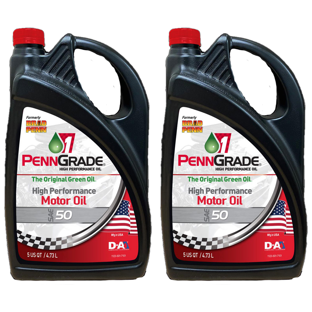 Photo for PennGrade 1 Engine Oil 71150(2-PACK); High Performance Monograde Oil SAE 50 5 Quart Mineral 