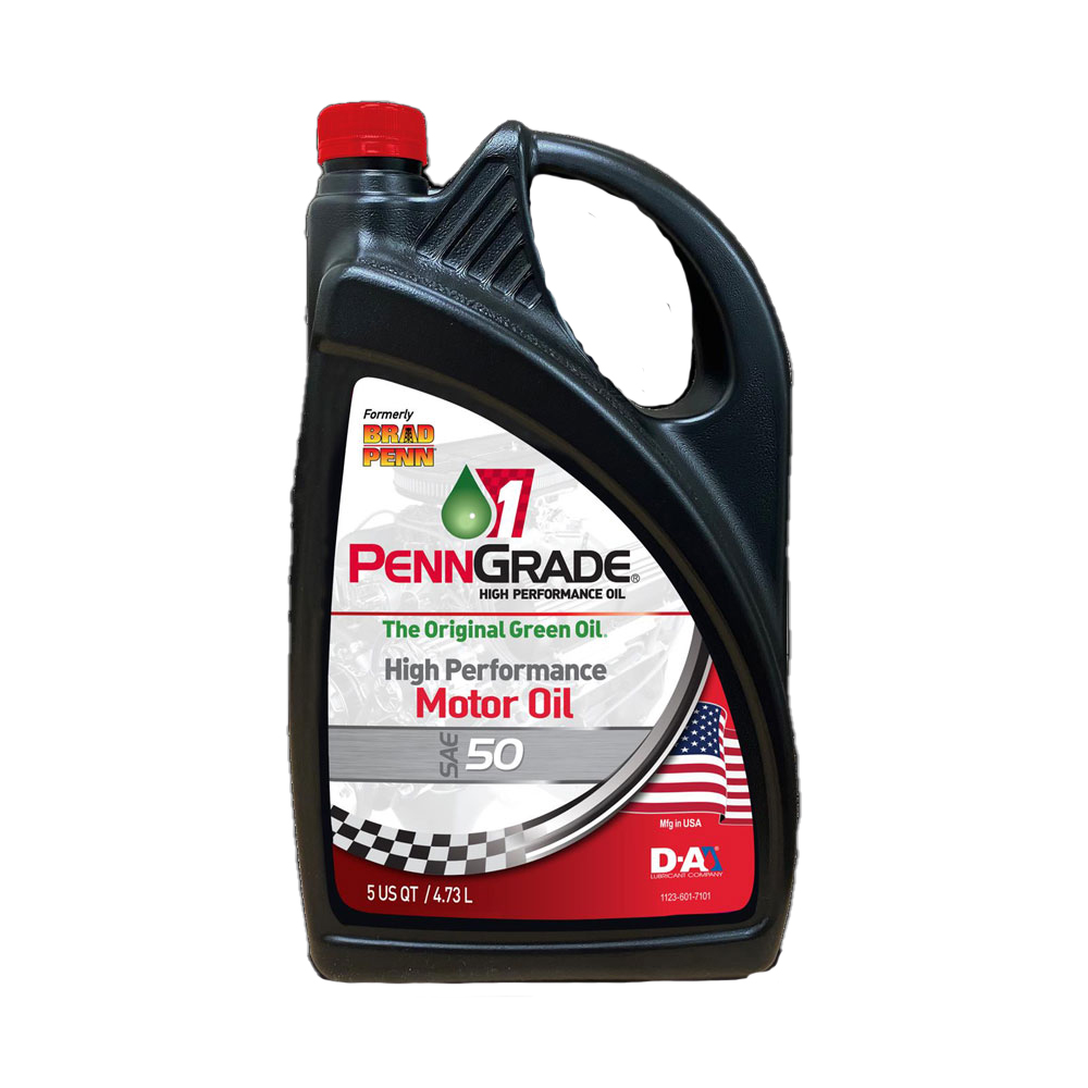 Photo for PennGrade 1 Engine Oil 71150; High Performance Monograde Oil SAE 50 5 Quart Mineral 