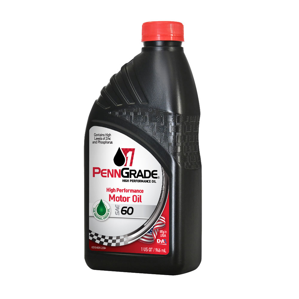 Photo for PennGrade 1 Engine Oil 71166; High Performance Monograde Oil SAE 60 1 Quart Mineral