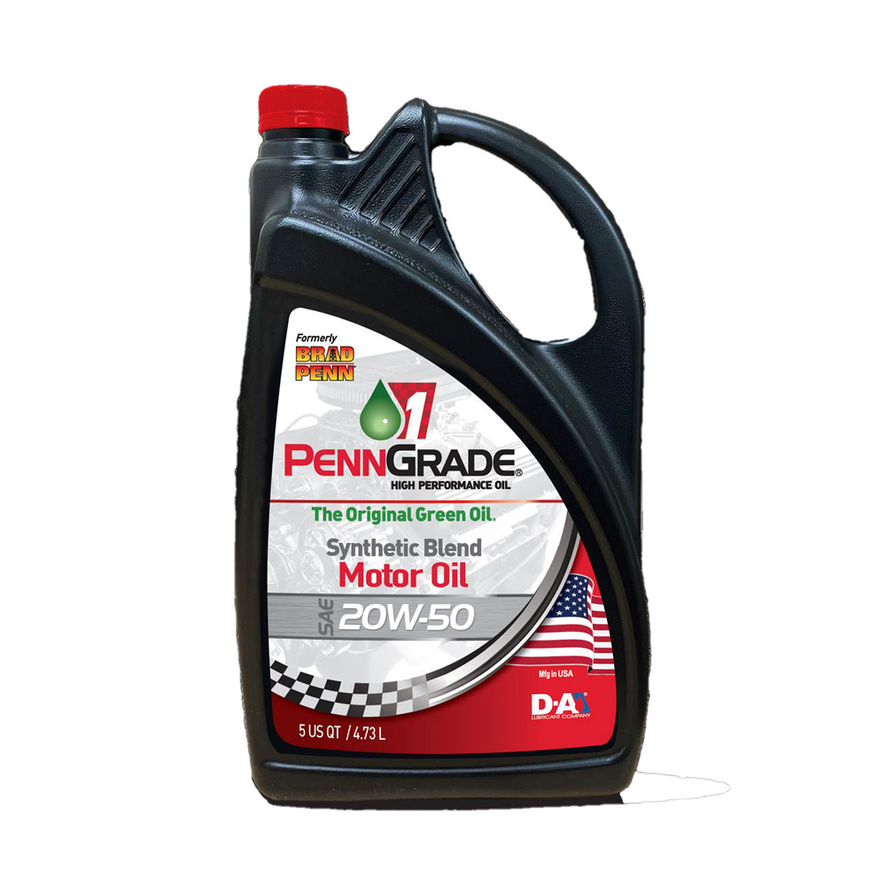 Photo for PennGrade 1 Engine Oil 71190; High Performance Synthetic Blend Oil 20W-50 5 Quart Synthetic