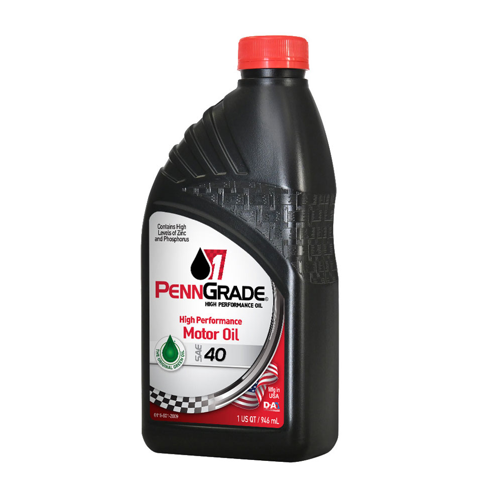 Photo for PennGrade 1 Engine Oil 71406; High Performance Monograde Oil SAE 40 1 Quart Mineral