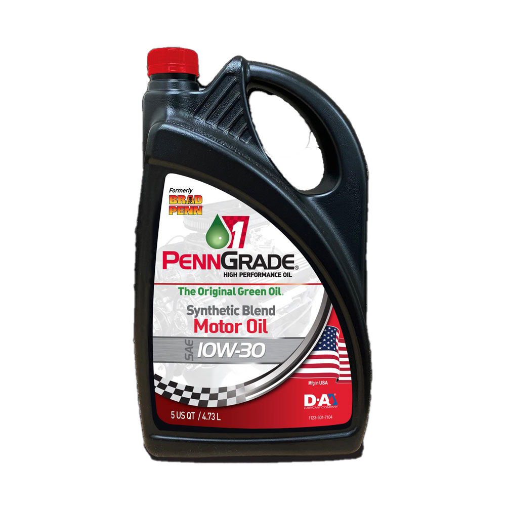 Photo for PennGrade 1 Engine Oil 71500; High Performance Synthetic Blend Oil 10W-30 5 Quart Synthetic