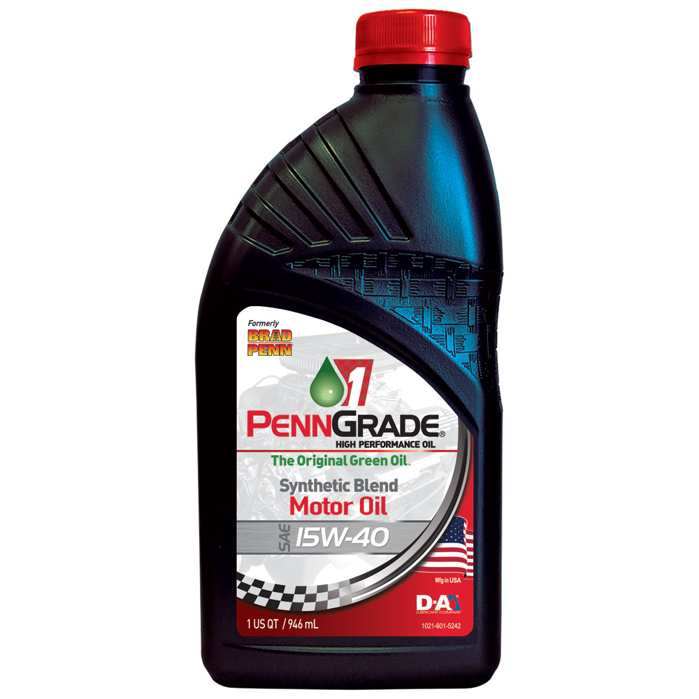 Photo for PennGrade 1 Engine Oil 71586; High Performance Synthetic Blend Oil 15W-40 1 Quart Synthetic