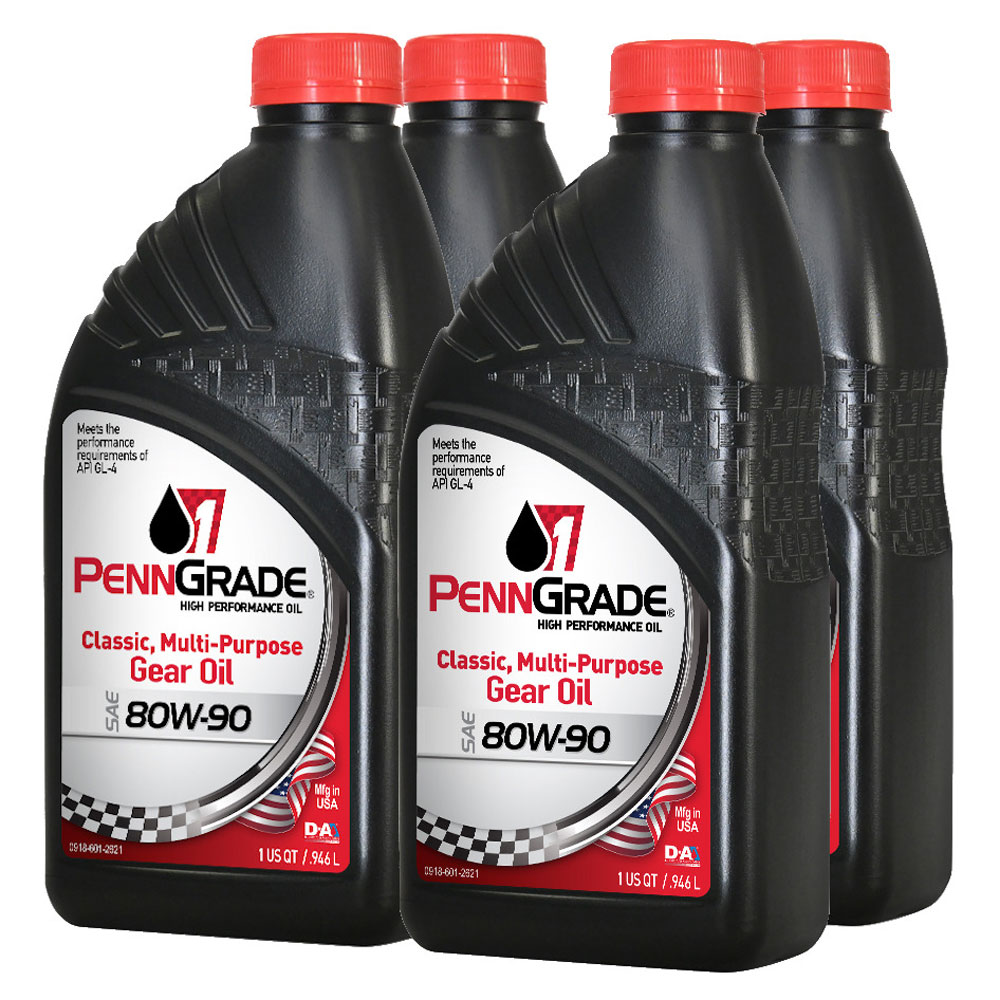 Brad Penn / PennGrade 1 Gear Oil, 77296, Classic GL-4, 80W90, 4