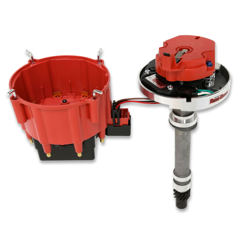 Pertronix Distributor D1071; Flame Thrower Race HEI Mechanical Magnetic for Chevy 262 to 400, 396 to 454 