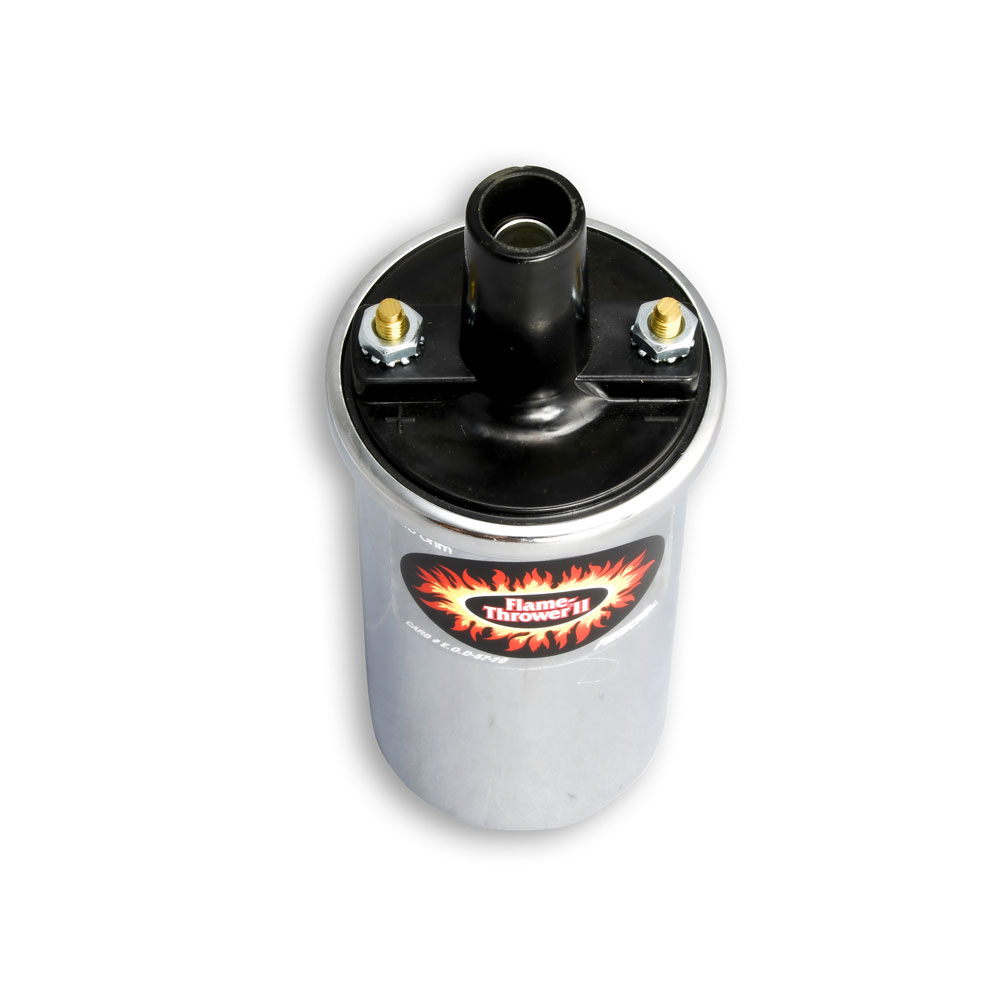 Pertronix Ignition Coil 45001; Flame Thrower II Chrome 45000 Volt Canister Female, Socket 