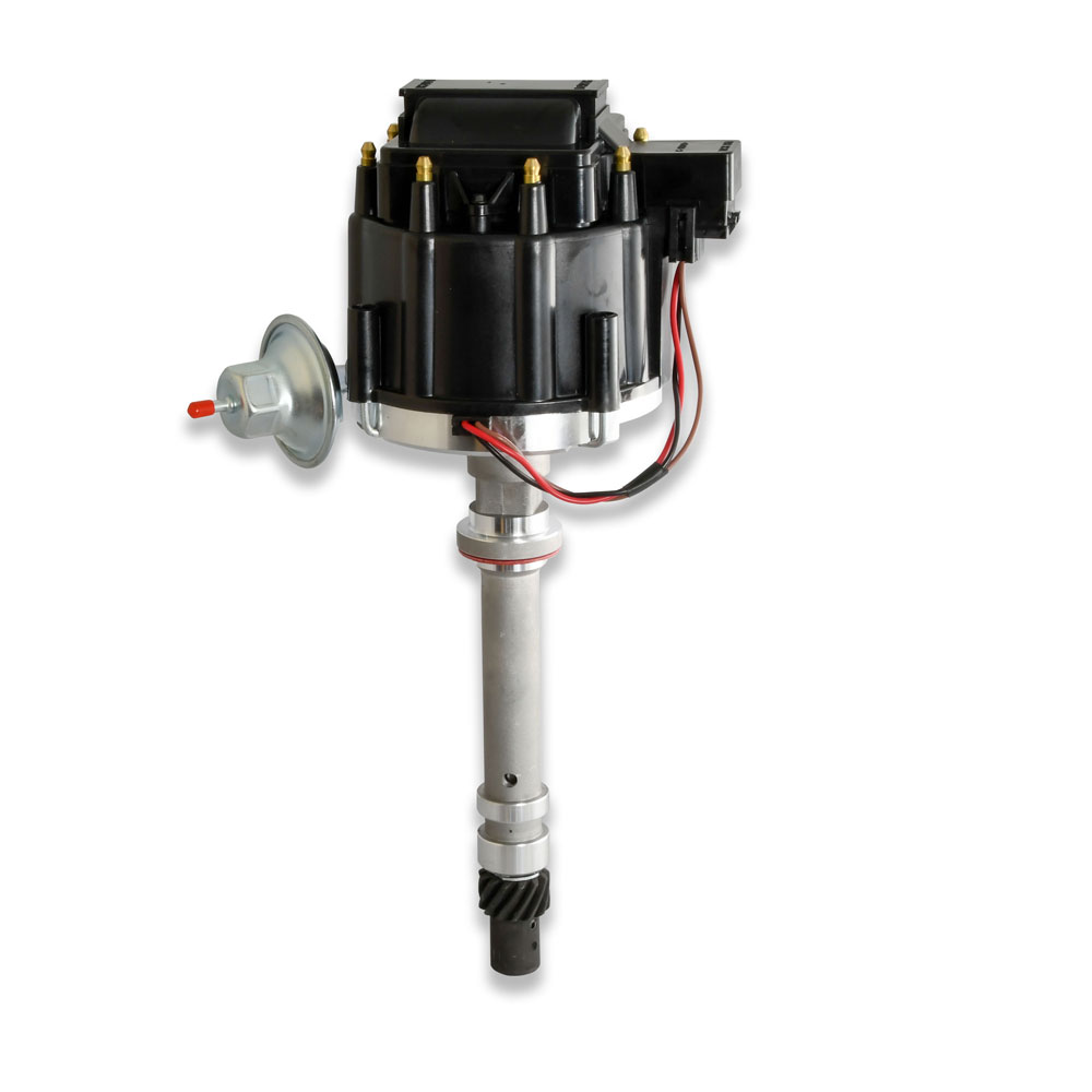 Pertronix Distributor D1060; Flame Thrower HEI Stock Look Vacuum Magnetic for Chevy 262 to 400, 396 to 454 