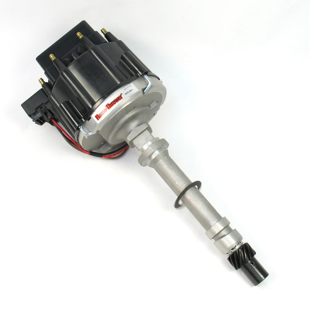 Pertronix Distributor D1070; Flame Thrower Race HEI Mechanical Magnetic for Chevy 262 to 400, 396 to 454, 502 