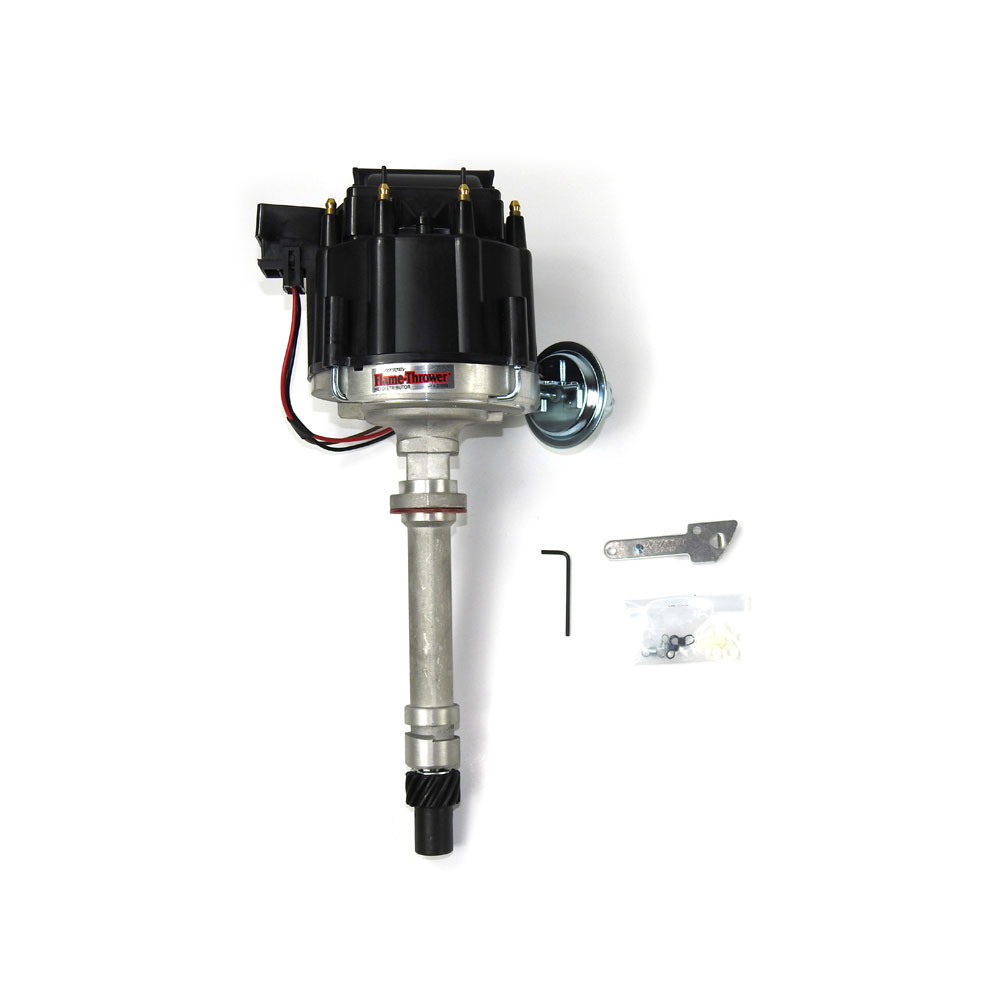 Pertronix Distributor D1075; Flame Thrower Race HEI Vacuum, Mechanical Magnetic for Chevy 262 to 400, 396 to 454, 502 