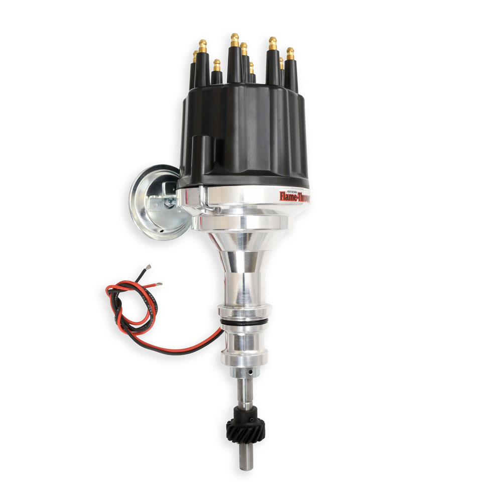 Pertronix Distributor D130710; Flame Thrower Vacuum, Mechanical Magnetic for Ford 221 to 302 