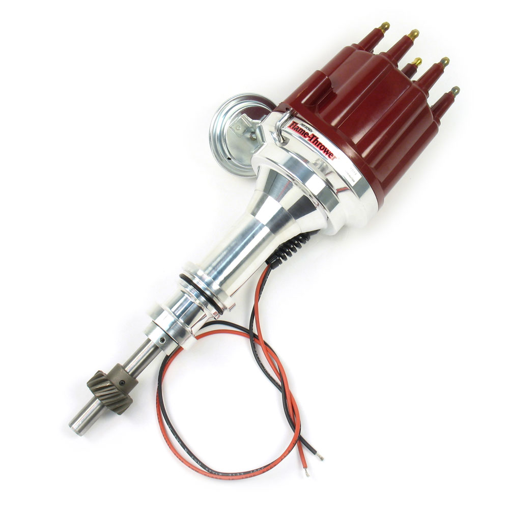 Pertronix Distributor D130711; Flame Thrower Vacuum, Mechanical Magnetic for Ford 221 to 302 