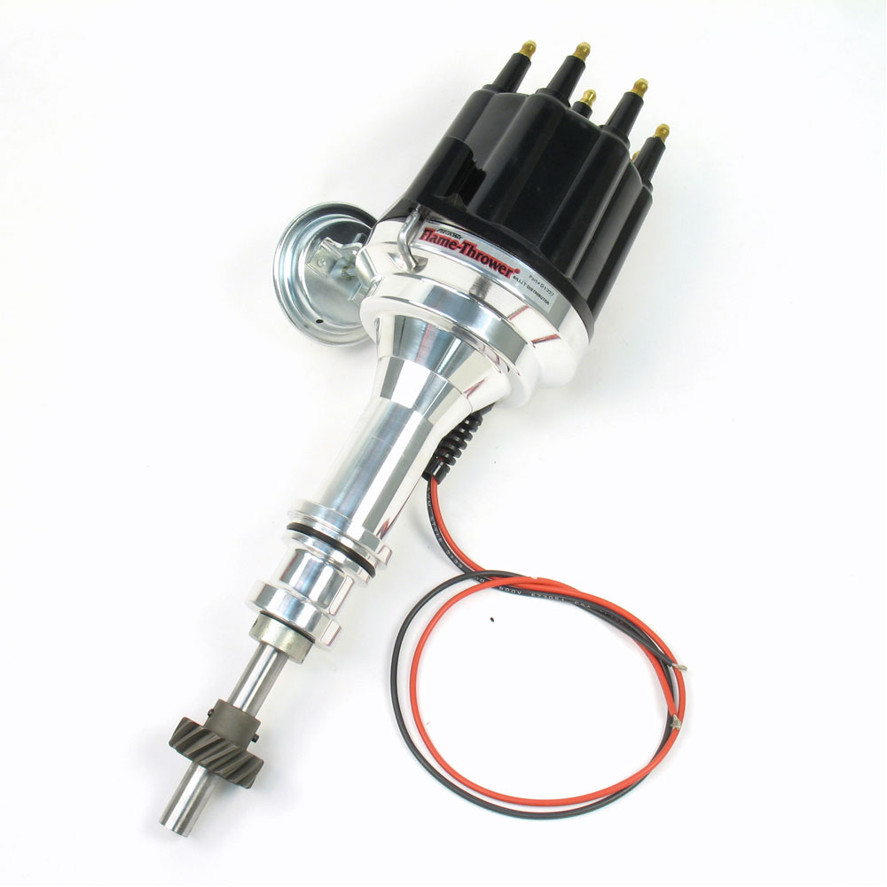 Pertronix Distributor D132710; Flame Thrower Vacuum, Mechanical Magnetic for Ford 351C, 351M, 400, 429, 460 