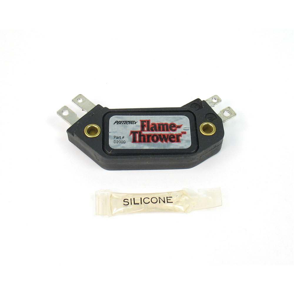 Pertronix Distributor Ignition Module D2000; Flame Thrower 12 Volt Negative for Chevy 