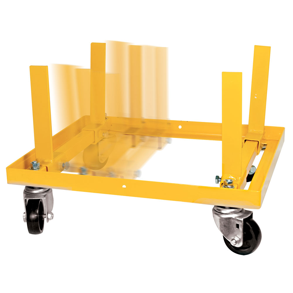 Photo for Performance Tool Engine Cradle W41037; Rolling Engine Cradle Fixed Yellow Powdercoat Steel