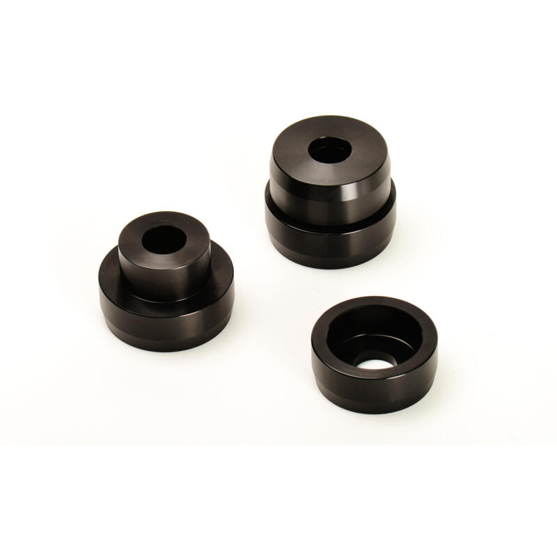 Proforged Body Mount Set 134-10005; Black Anodized Billet Aluminum for 1967 to 1981 Chevy 