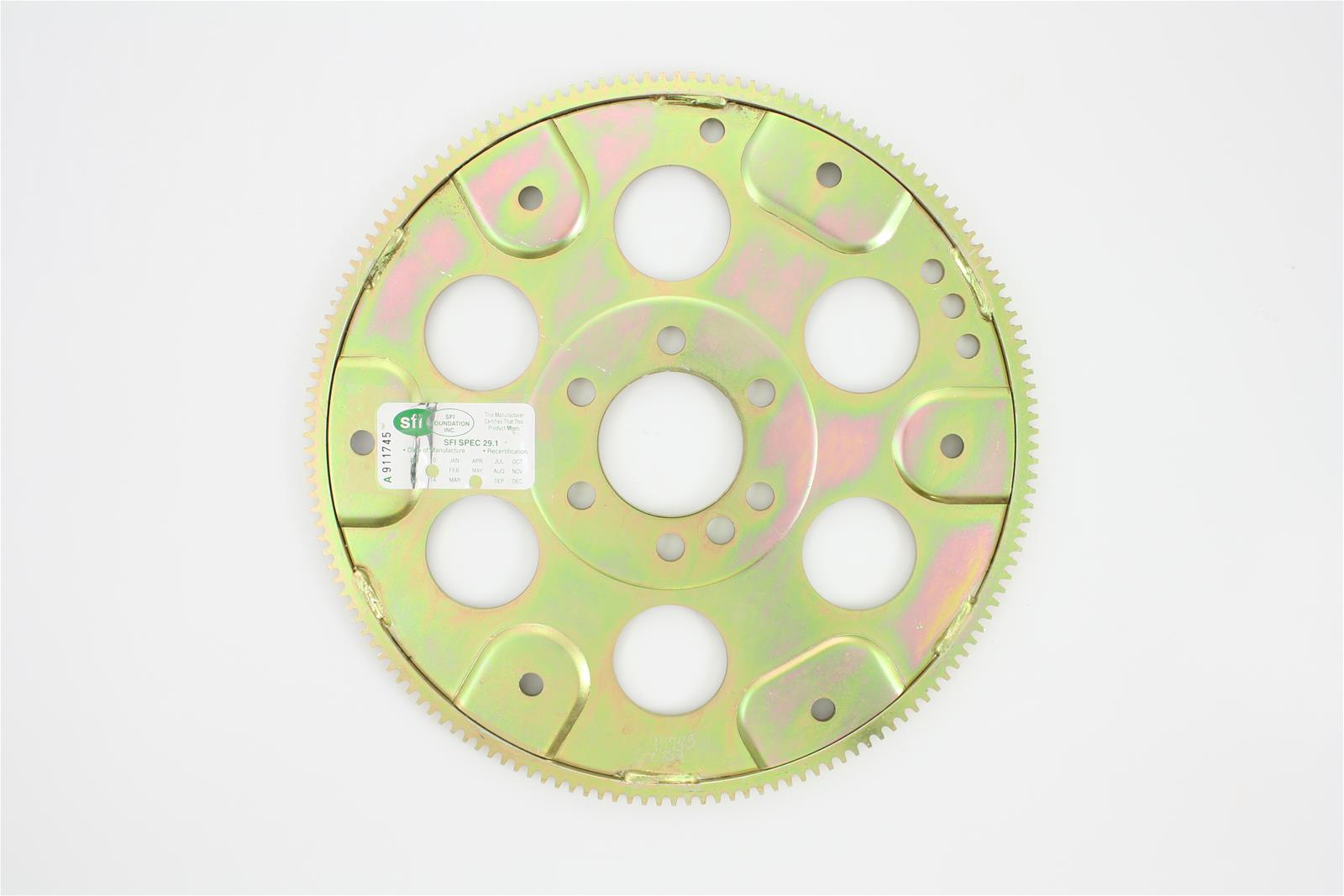Pioneer Flexplate 871004; SFI Flexplate 153t Internal Steel for 1969 to 1985 Chevy 262 to 350, 200 to 250, 396 to 427 