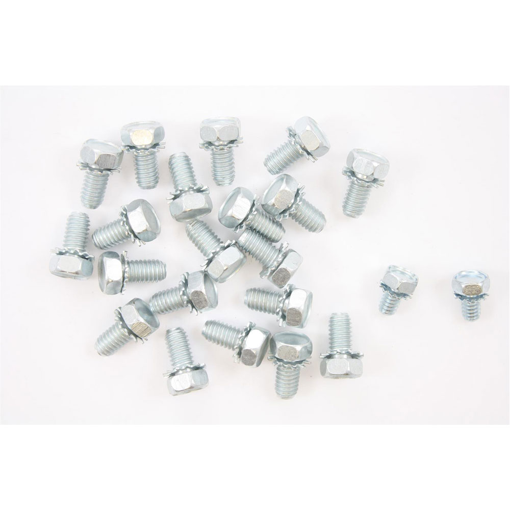 Pioneer Automotive Industries Oil Pan Bolt Set S-1101; Hex Bolt Natural Steel for Chevy, Ford 396 to 454, 352 to 390 FE 