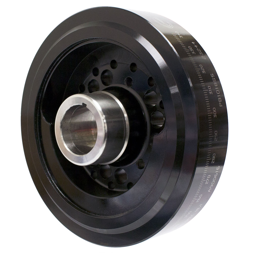 Powerbond Harmonic Balancer PB1018SS; SFI Race 8.000 in. External for Chevy 454 