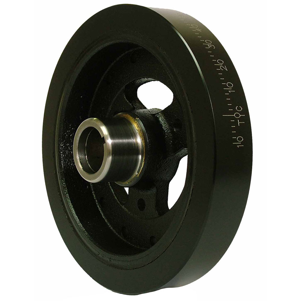 Powerbond Harmonic Balancer PB1046ST; Street Performance 7.950 in. Internal for 1968 to 1996 Chevy 350 