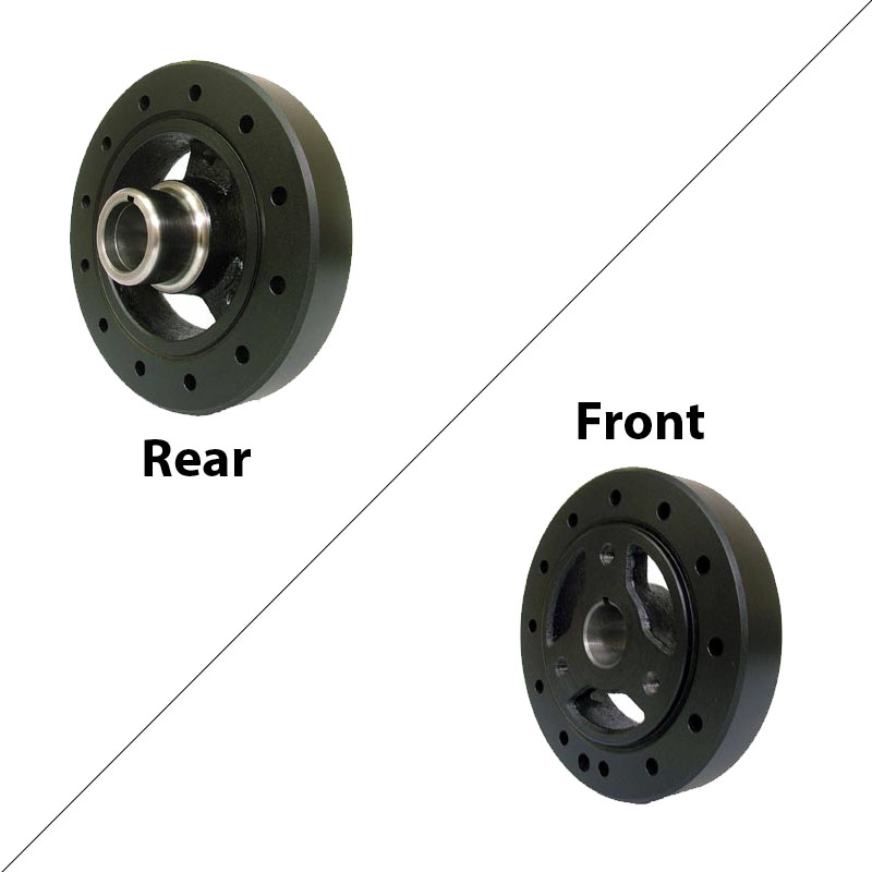 Powerbond Harmonic Balancer PB2221N; Claimer 6.751 in. Internal for Chevy 307 to 350 