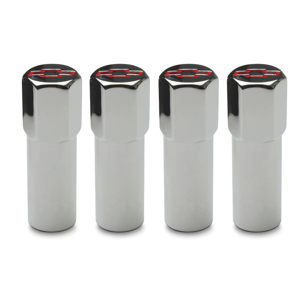 Proform Valve Cover Studs 141-909; Chrome Mini Nuts Steel Hex 1/4 in.-20 1.500 in. 